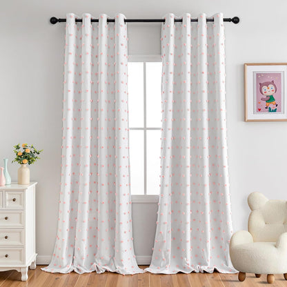 MYSKY HOME Total Blackout Curtains for Living Room 108 Inch Long 100% Light Blocking Curtains for