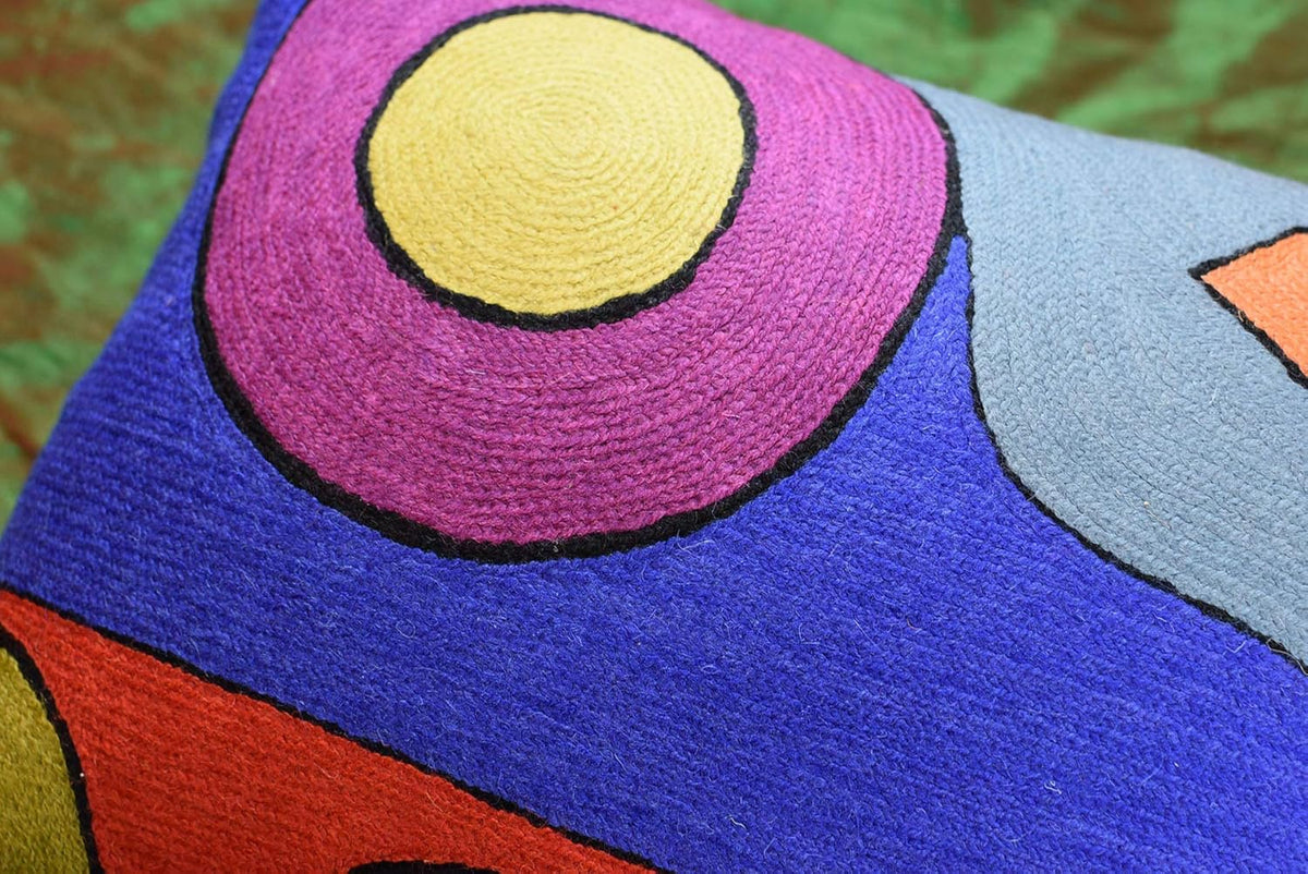 Lumbar Kandinsky Abstract Pillow Cover - Soul VI Modern Throw Pillowcase Modern Chair Cushion