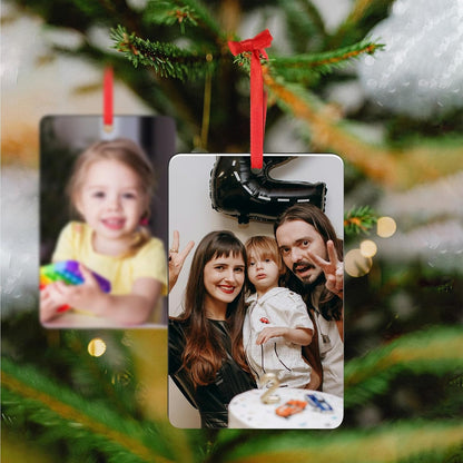Personalized Christmas Ornaments 2025 Customized with Photo Text Ornament Keepsake Pet First