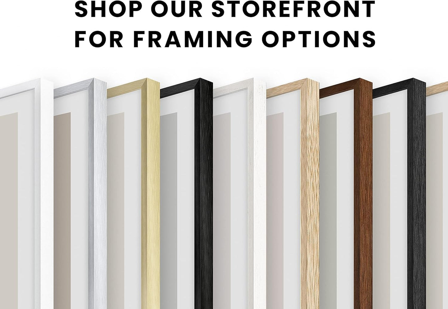 HAUS AND HUES Beige Square Frames Set of 9-10x10