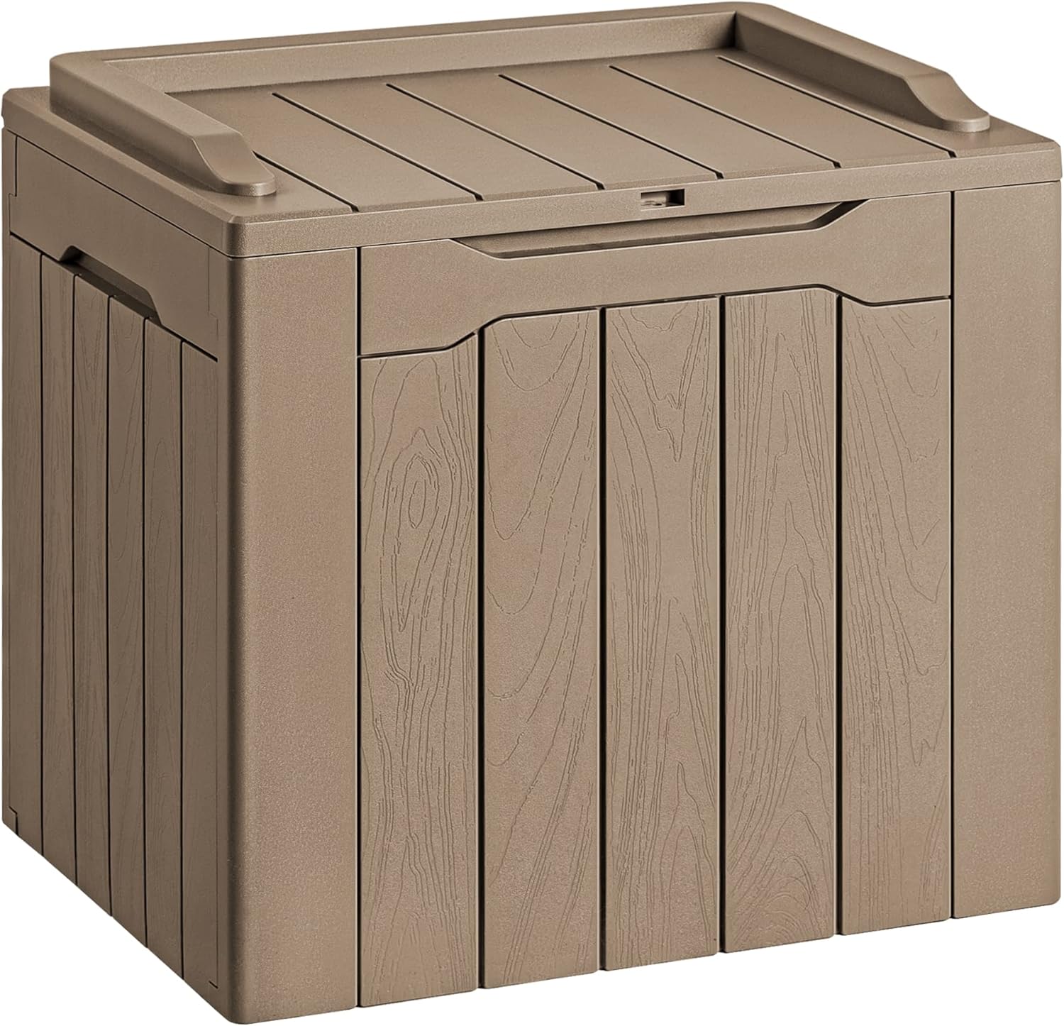 Devoko 30 Gallon Resin Deck Box Outdoor Indoor Waterproof Storage Box for Patio Furniture Pool