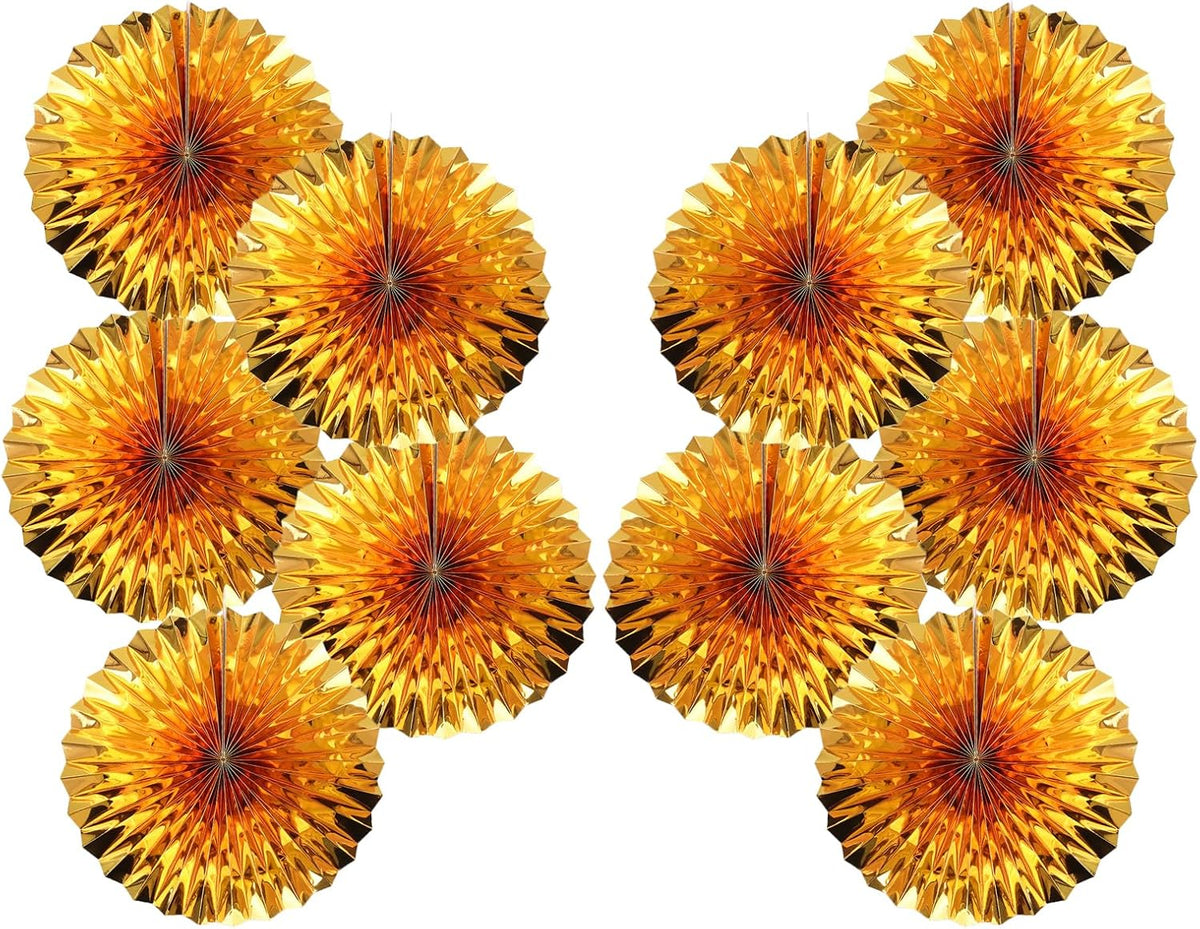 Golden Party Decorations,Engagement Party Decorations 8in,Gold Party Decor, Party Supply