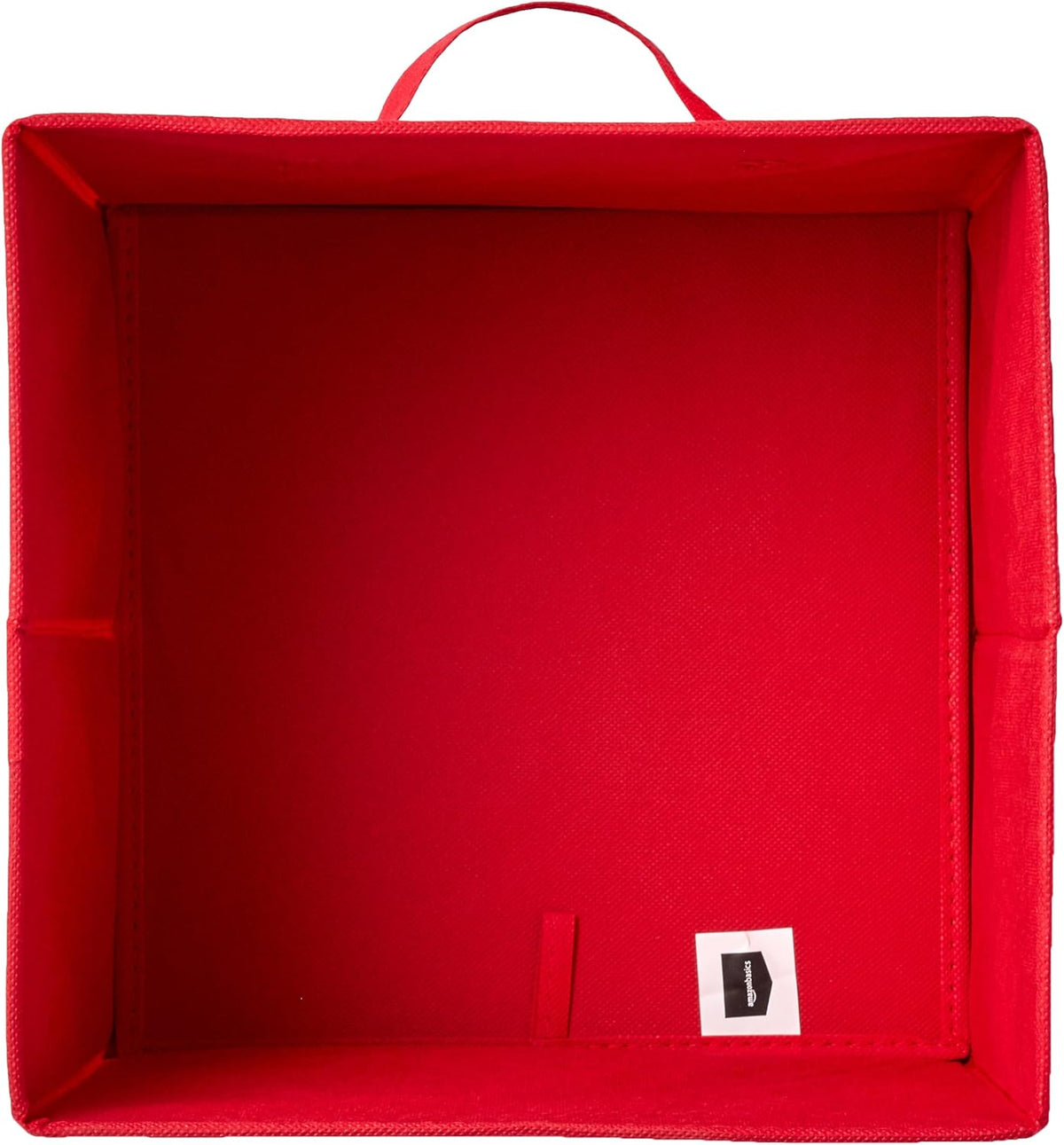 Amazon Basics Cube Organizer Storage Bins Handles, Collapsible Fabric, Pack of 6, 10.5"x10.5"x11"