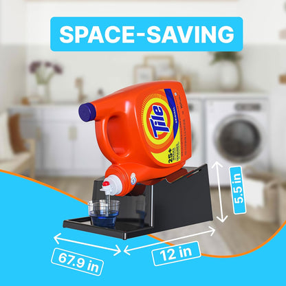 TidyFriend No-Spill Liquid Laundry Detergent Dispenser Holder, Laundry Soap Dispenser Holder with