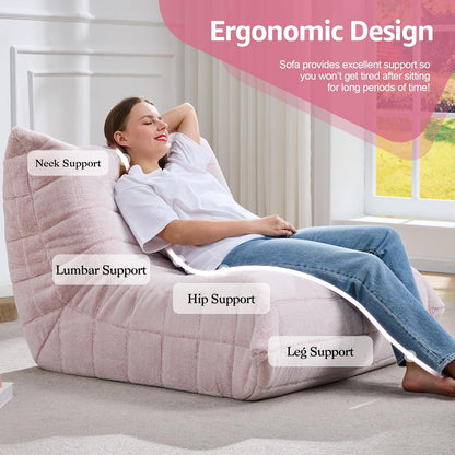 Bean Bag Chairs for Adults Giant Bean Bag Chair Memory Foam BeanBag Chair Big Bean Bag Sofa with