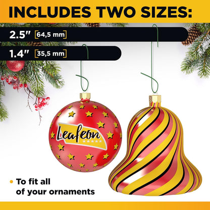 Leafeon 300 Pack Christmas Ornament Hooks for Christmas Tree Decoration – The Best Holiday Ornament