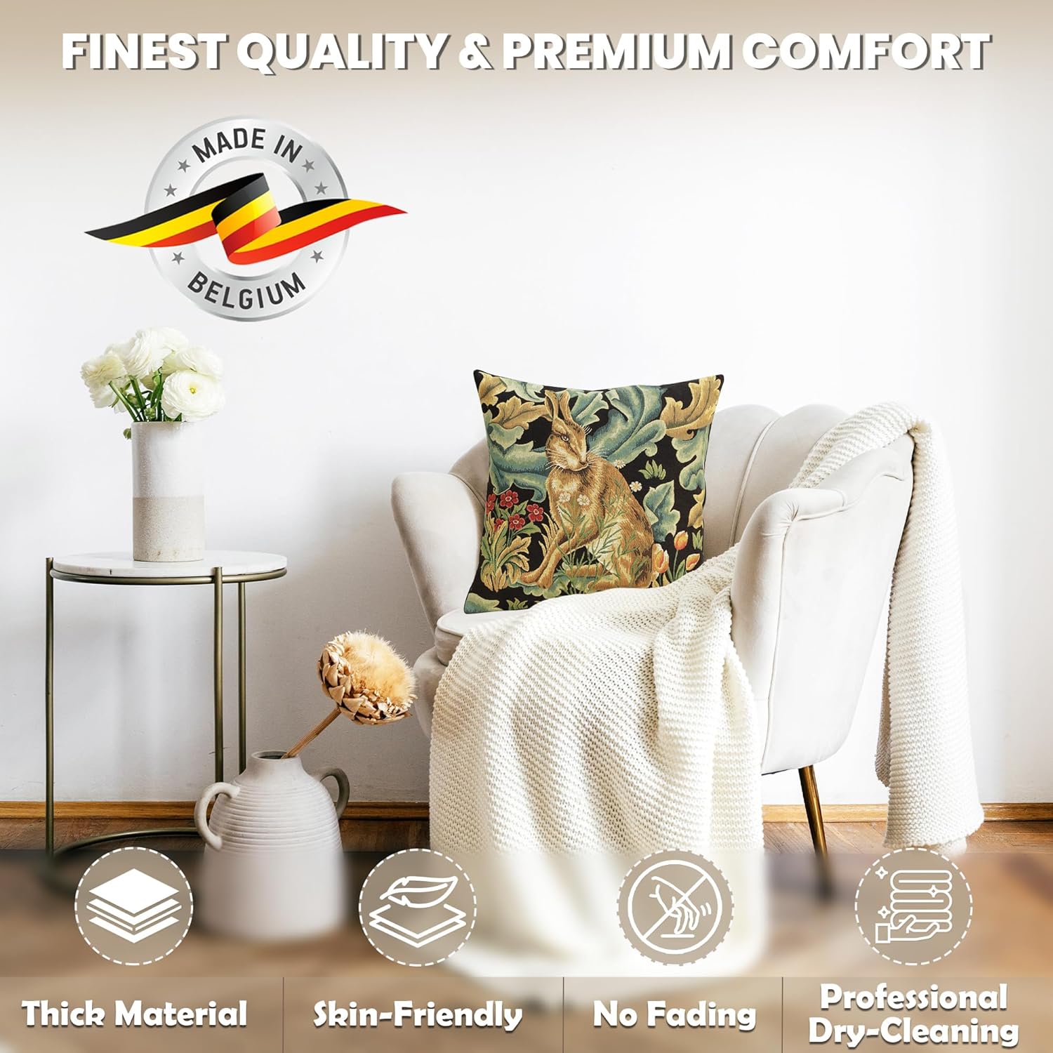 Charlotte Home Furnishings Throw Pillow Covers, Decorative Boho Pillow Covers for Couch, Living