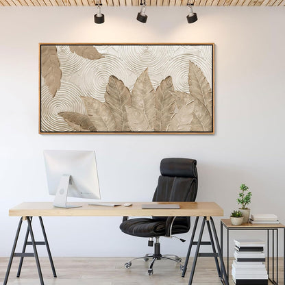 Minimalist & Modern Art for Bedroom Decor Framed Abstract Artwork for Walls Neutral & Contemporary