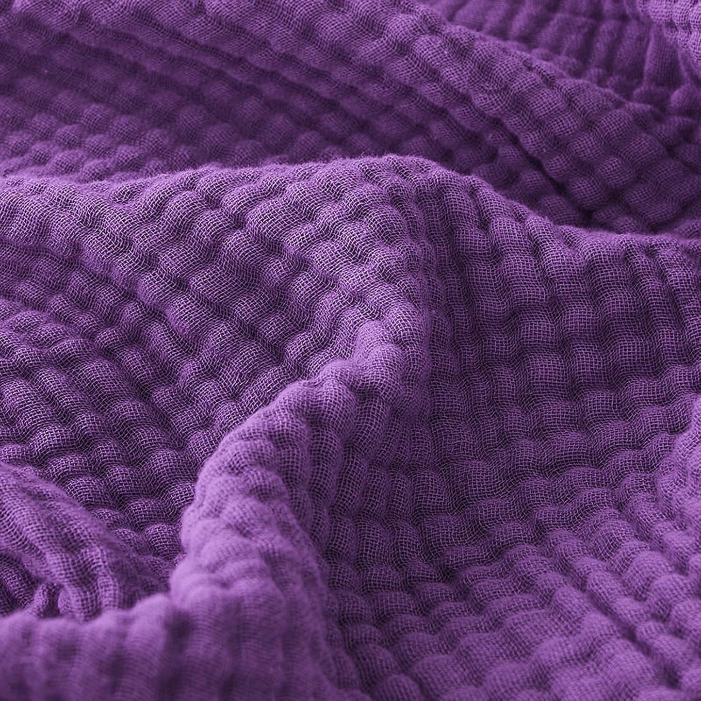 EMME Cotton Muslin Twin Blanket Breathable Gauze Blanket Soft Lightweight Blankets Adults Gifts for