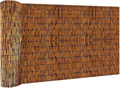Bamboo Reed Fencing, Light Russet Bamboo Screens Outdoor, Decorative Privacy Screen Reed Curtains