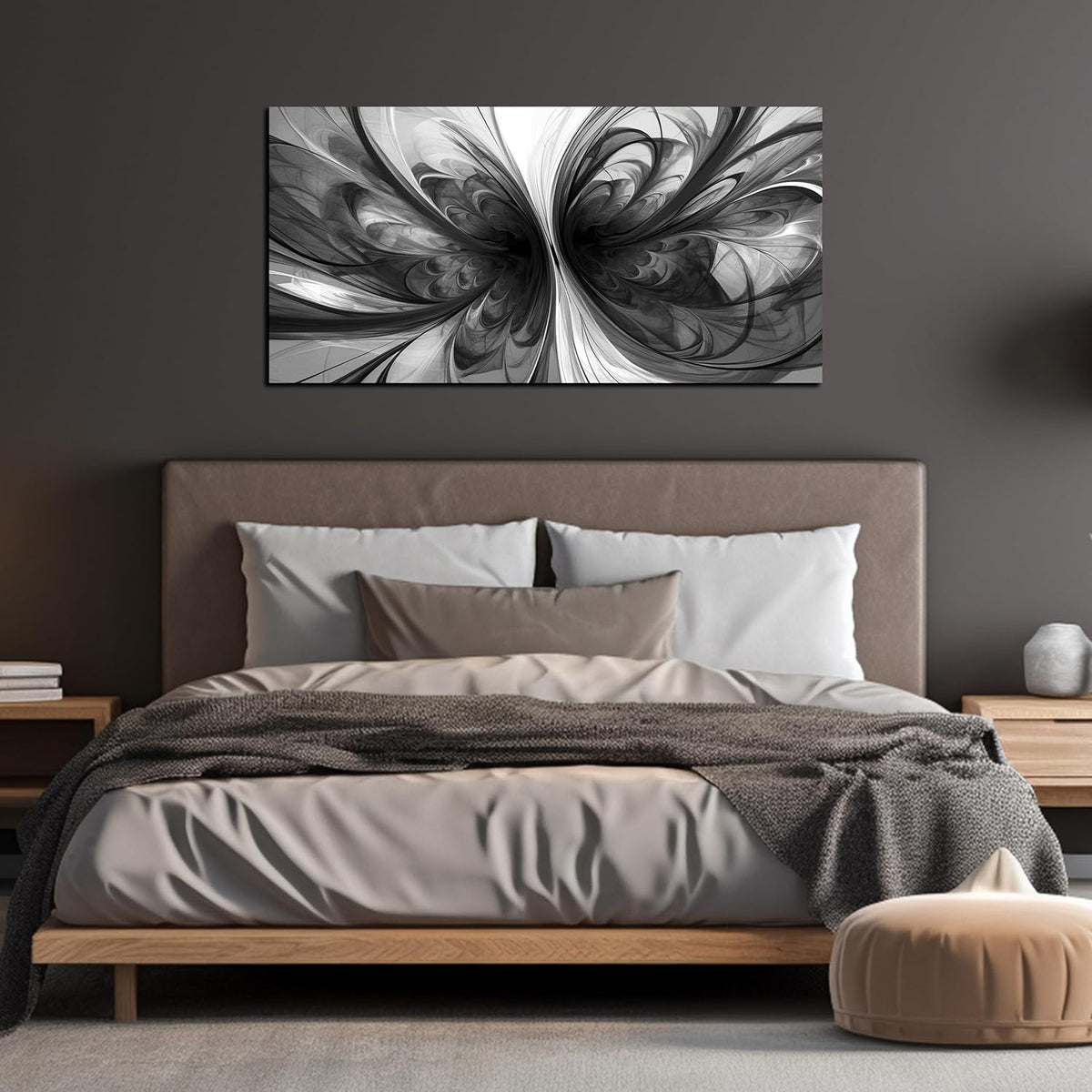 Black and White Pictures for Wall Abstract Art Wall Decor for Living Room Bedroom Office Wall Art