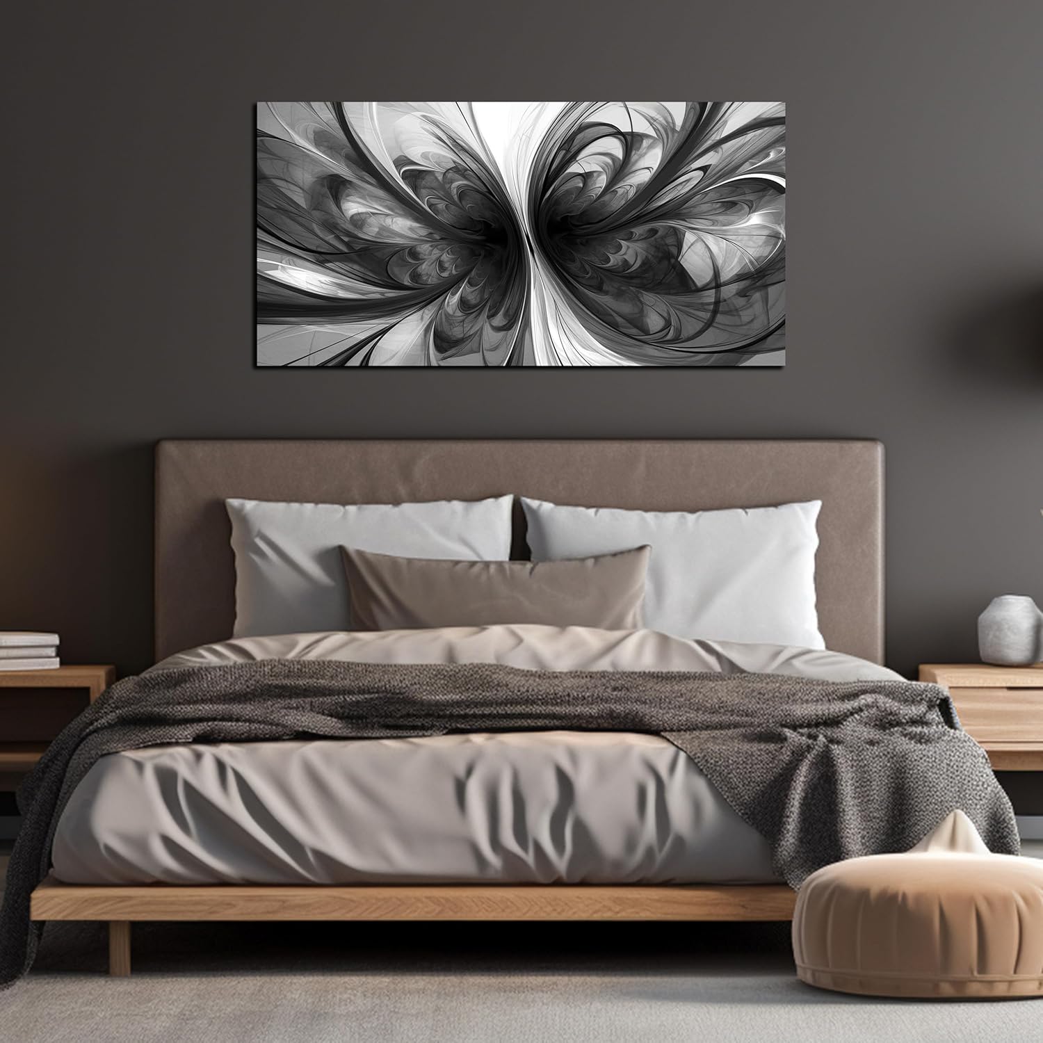 Black and White Pictures for Wall Abstract Art Wall Decor for Living Room Bedroom Office Wall Art