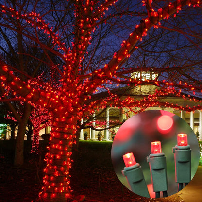 100 Count Red -String Lights - 21.6FT LED Christmas Lights, Mini led Lights for Indoor Outdoor Home