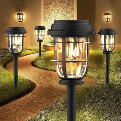 Bright Solar Pathway Lights Outdoor, 8 Pack Waterproof IP65, Auto On/Off Solar Powered Garden