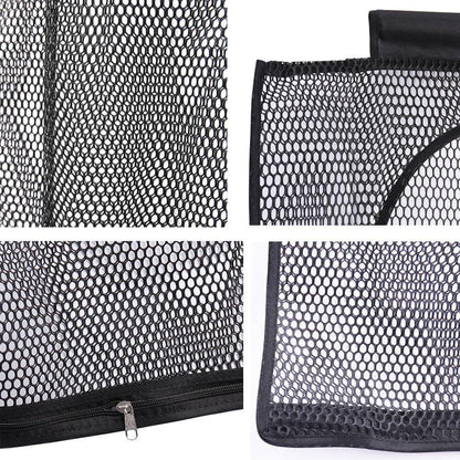 ALYER Breathable Mesh Laundry Hamper,Foldable Hanging Closet Storage Basket,Portable Space Saving