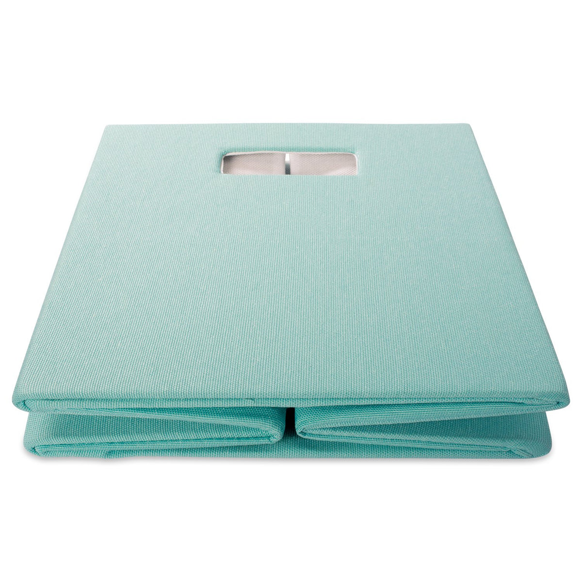 DII Fabric Storage Cube Organizer Bin 13x13x13 Foldable, Aqua