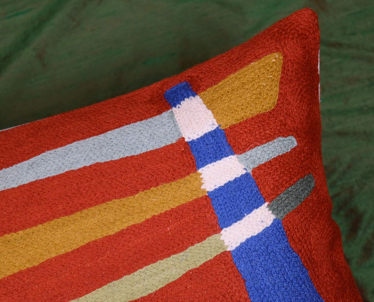 Lumbar Kandinsky Orange Abstract Pillow Cover Elements Modern Throw Pillowcase Chair Cushion