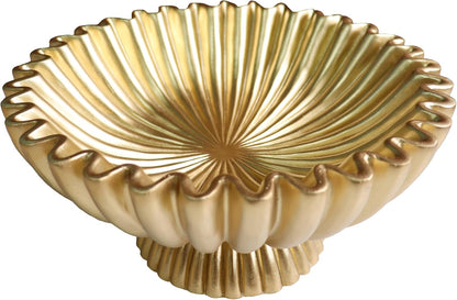 10" Large Decorative Bowl decor, Scalloped Bowls for Modern Home Decor,Ruffle Decor,Stylish Key