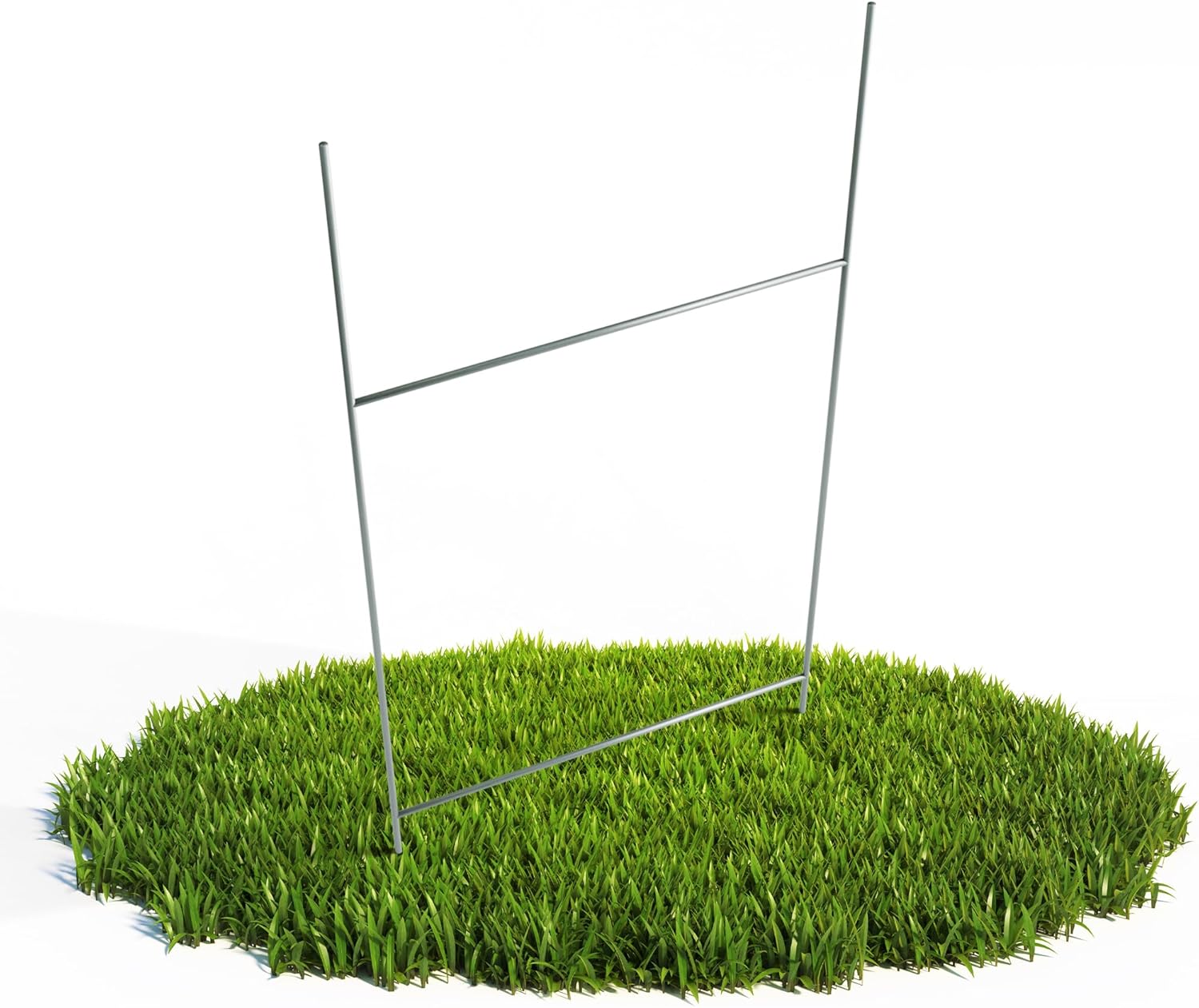 100 Pack 10"x24" H-Frame Yard Sign Stakes – Heavy Duty 9-Gauge Galvanized Steel Stakes for