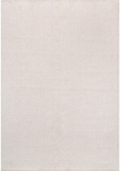 CAMILSON Easy Jute Rug 5x7, Indoor Outdoor Off-White Farmhouse Area Rugs for Living Room Patio and