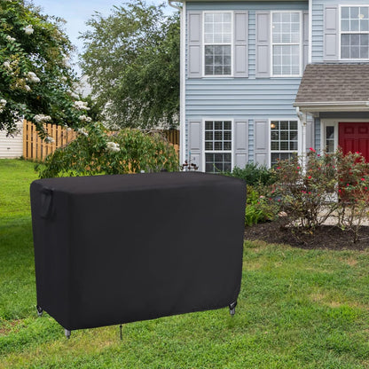 Kingling Outdoor Table Cover for Wicker Bar Cart, 48 Inch Waterproof Patio Bar Table Cover for