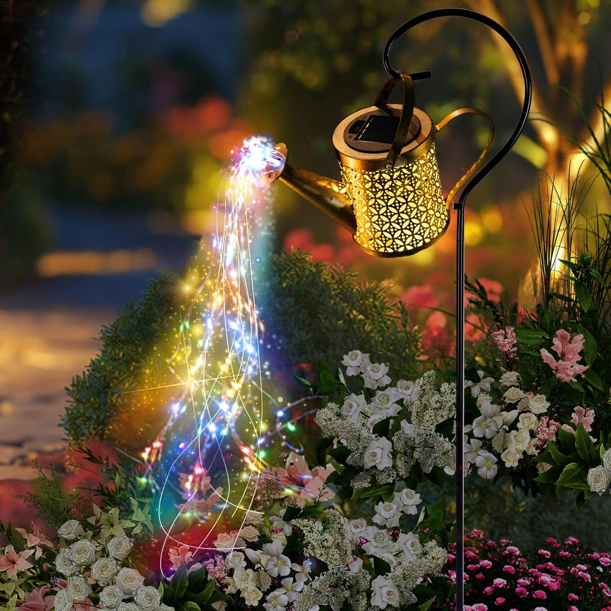 Solar Watering Can Light, Solar Yard Decorations Outdoor, Garden Decor Lights, IP65 Waterproof