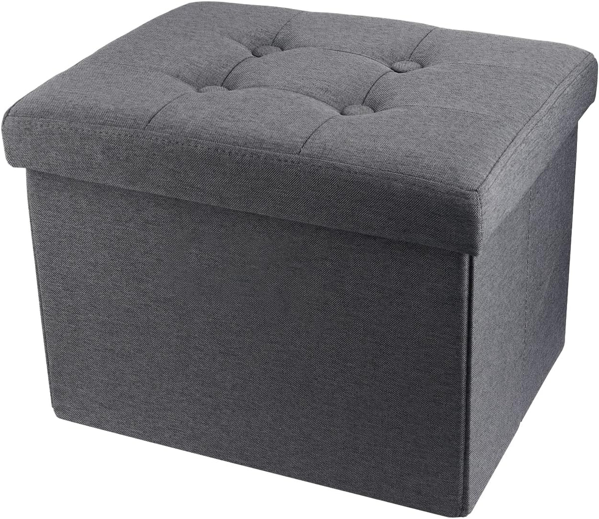 ALASDO Storage Ottoman Footrest Stool Small Ottoman with Storage Foldable Ottomans Foot Rest