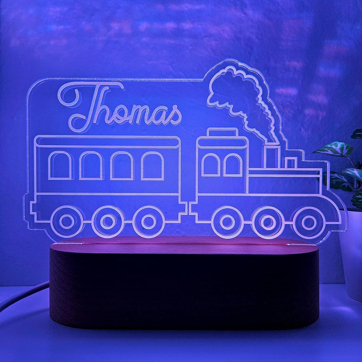 Personalized Night Light | Custom Nightlight for Kids | Nursery Baby Room Decor | Children's