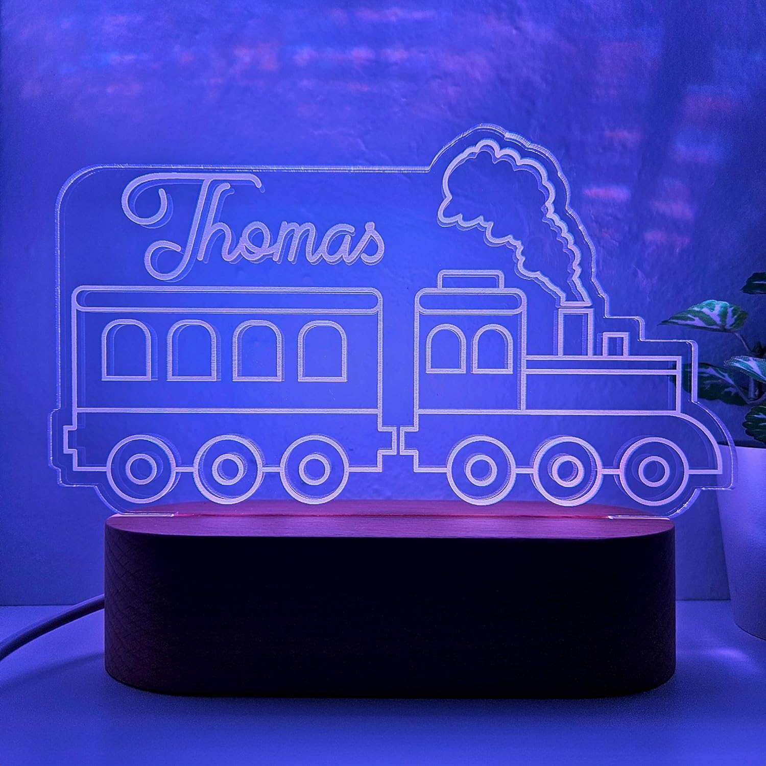 Personalized Night Light | Custom Nightlight for Kids | Nursery Baby Room Decor | Children's