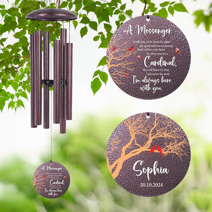 ASTARIN Outside Wind Chimes for Loss of Loved one, Personalized Sympathy Gift for Loss