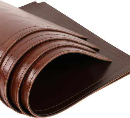 Jovono Waterproof PU Placemats, Faux Leather Dining Table Mat, Set of 8, Easy to Wipe Off Scrub