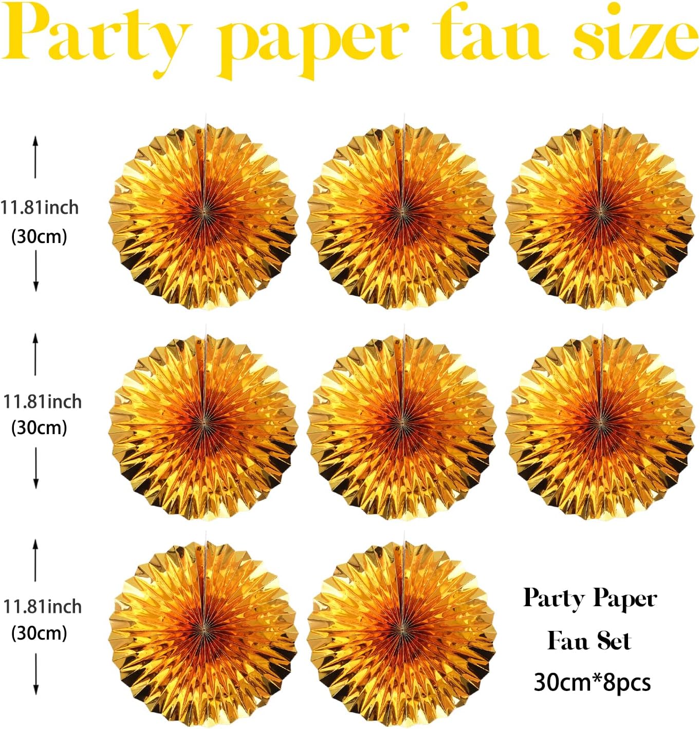 Golden Party Decorations,Engagement Party Decorations 12in,Gold Party Decor, Party Supply