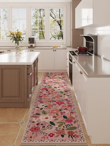 Runners for Hallways Kitchen Runner Rug Non Slip 2'x 10' Long Washable Rugs with Rubber Backing