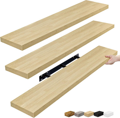 Sorbus Floating Shelves for Wall - 48 Inch Long Bathroom Shelves, Wall Decor for Bedroom, Kitchen