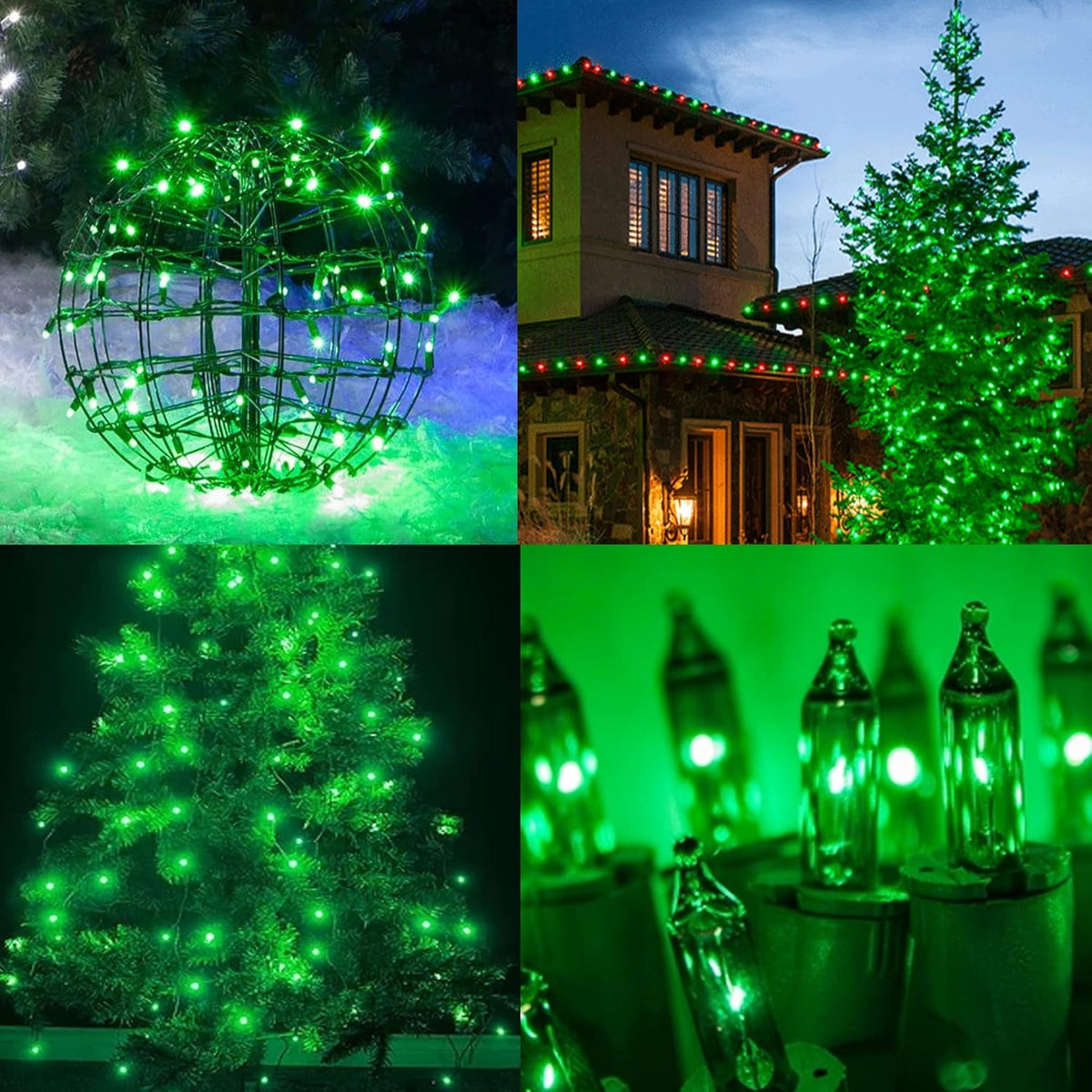 Dazzle Bright St. Patrick's Day Lights, 20FT 100 Count Incandescent Waterproof Mini String Lights
