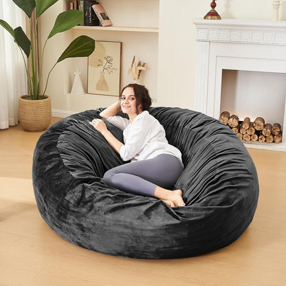 Bean Bag Chairs for Adults - Memory Foam Furniture BeanBag Chair - Kids/Teens Sofa with Soft Micro