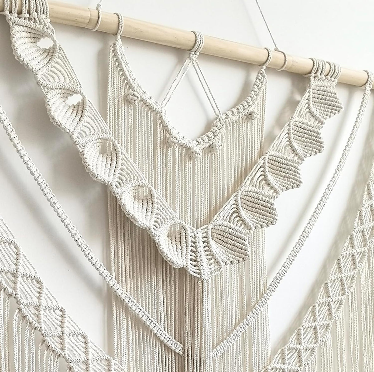 Achart Macrame Wall Hanging Large- Boho Wall Decor- large wall art- Wall Decor Living Room- Macrame