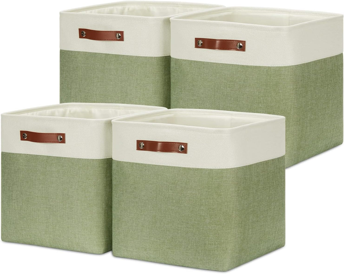 DULLEMELO Storage Baskets for Organizing, Linen Closet Organizers and Storage Baskets for Dog Toy