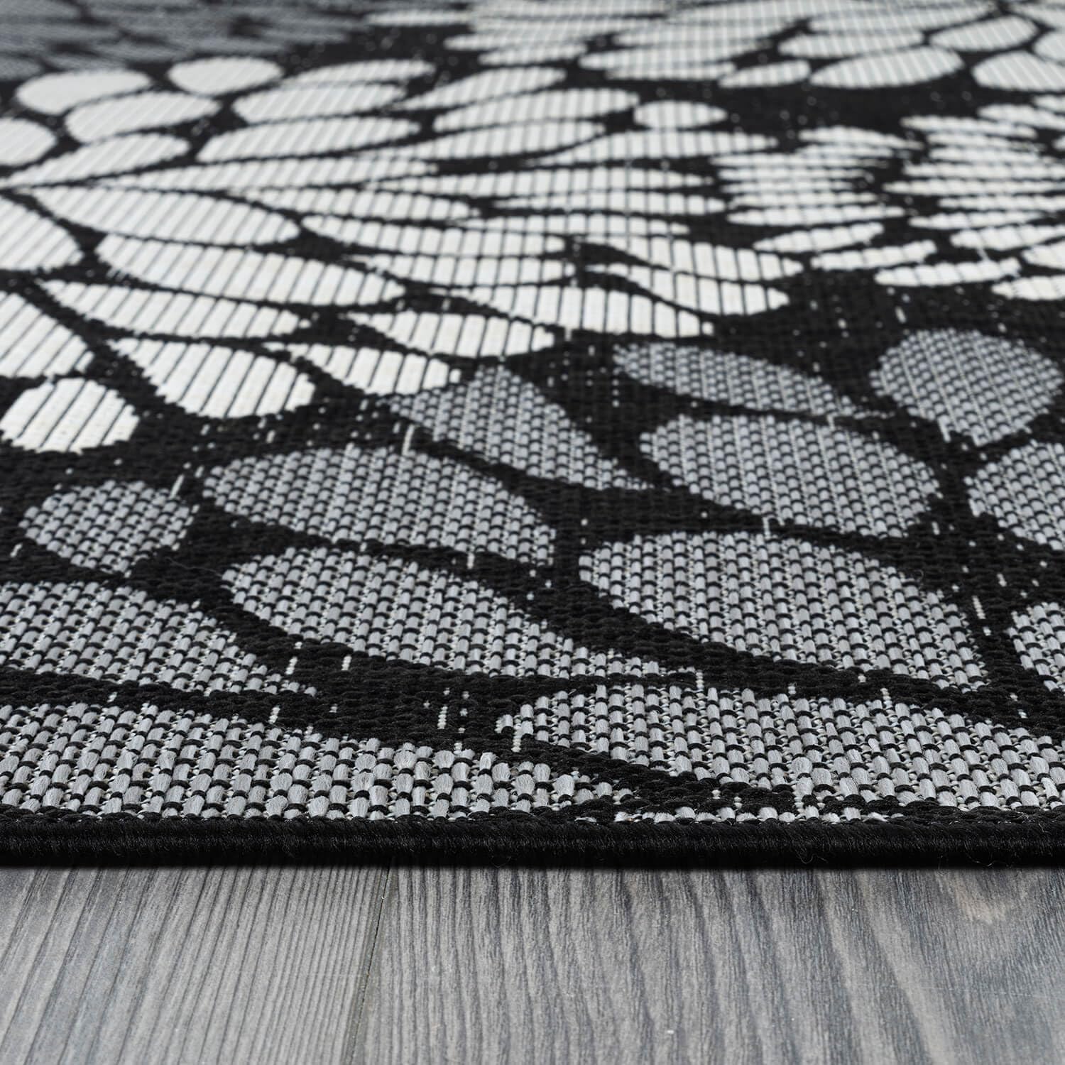 Beverly Rug Outdoor Rug 9x12 Modern Exotic Tropical Leaf Area Rugs for Indoor and Outdoor Patio