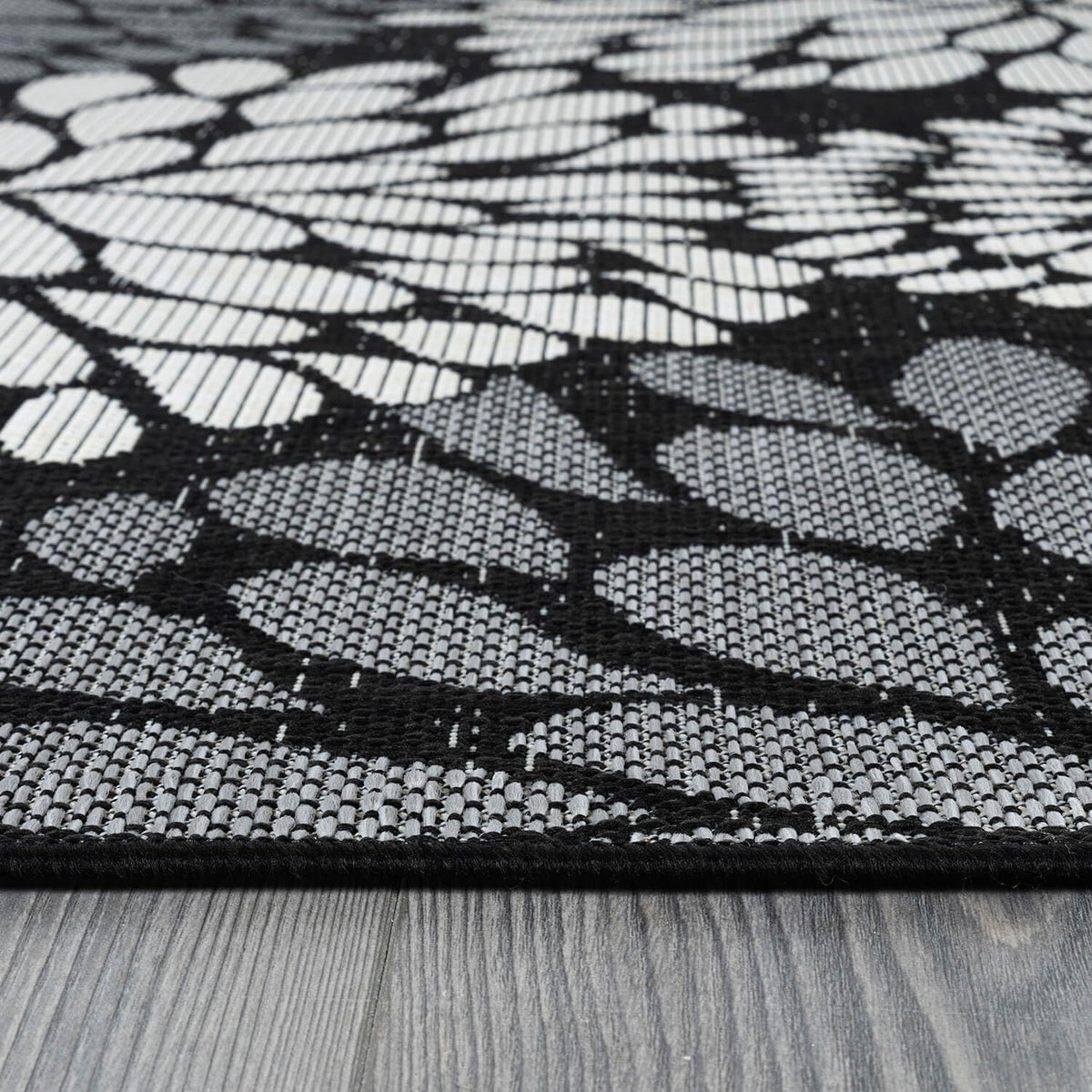 Beverly Rug Outdoor Rug 8x10 Modern Exotic Tropical Leaf Area Rugs for Indoor and Outdoor Patio