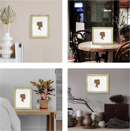 AELS 8x10 Inch Vintage Picture Frame, Elegant Antique Photo Frames with Glass Front, Photo Display