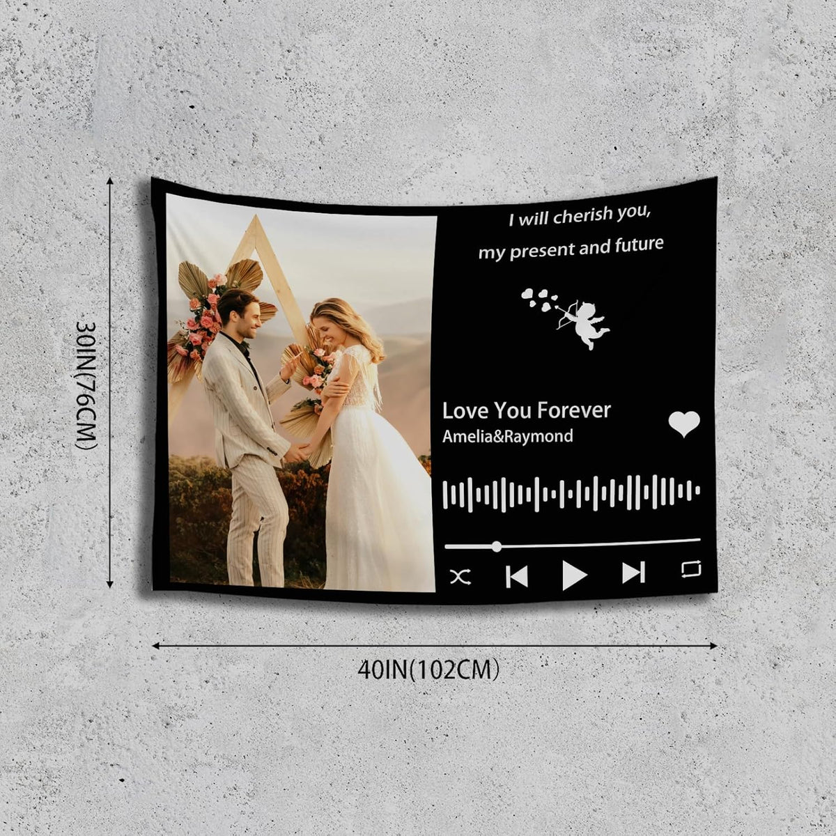 Custom Tapestry For Wall Bedroom Custom Backdrop Personalized Image Text Photo Customized Funny