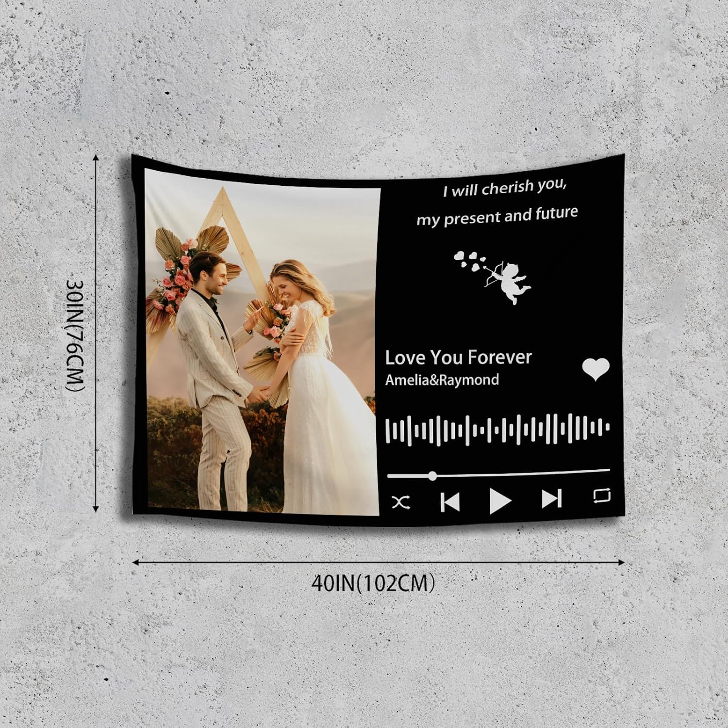 Custom Tapestry For Wall Bedroom Custom Backdrop Personalized Image Text Photo Customized Funny