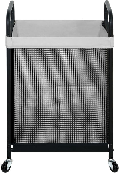STO STO Laundry Hamper, 90L Rolling Laundry Sorter Cart with Removable and Washable Liner Bag
