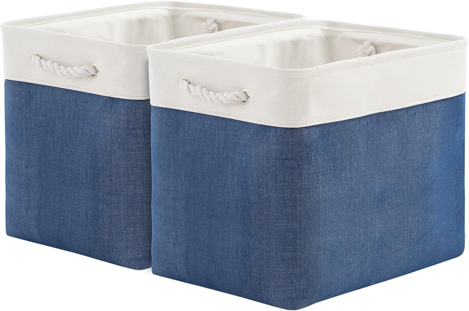 TcaFmac Organization and Storage Basket for Gifts Empty - 16x12x12 inch Large 2 Pack Collapsible