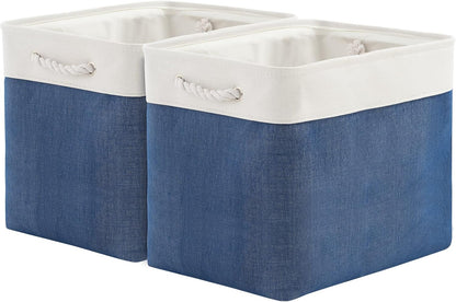 TcaFmac Organization and Storage Basket for Gifts Empty - 16x12x12 inch Large 2 Pack Collapsible