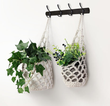 2PK Wall Planters for Indoor Plants, Macrame Plant Hanger | Wall Planter, Plant Hanger, Hanging