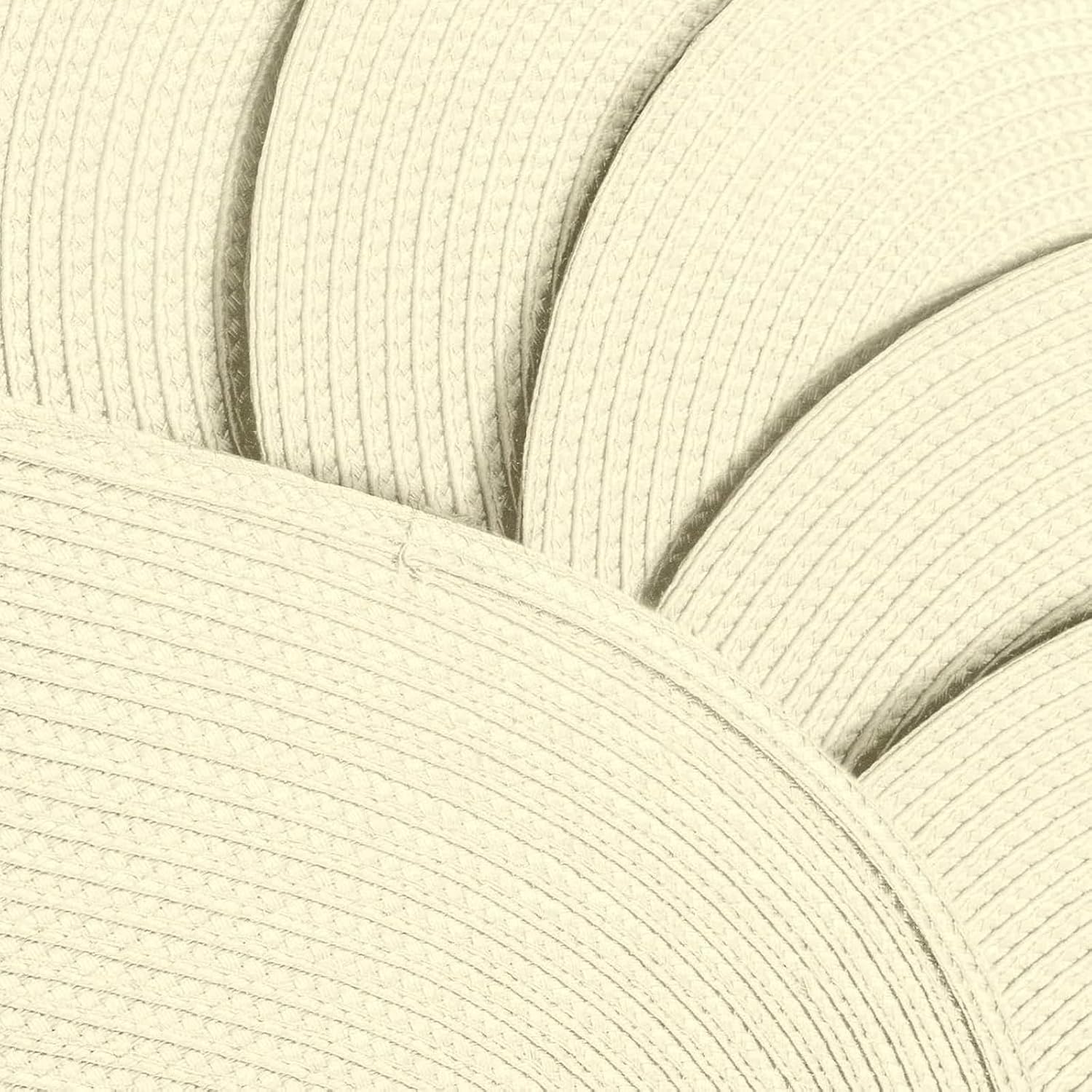 AHHFSMEI Placemats Set of 6 for Dining Table Washable Woven Vinyl Non-Slip 18x12 inches Placemat