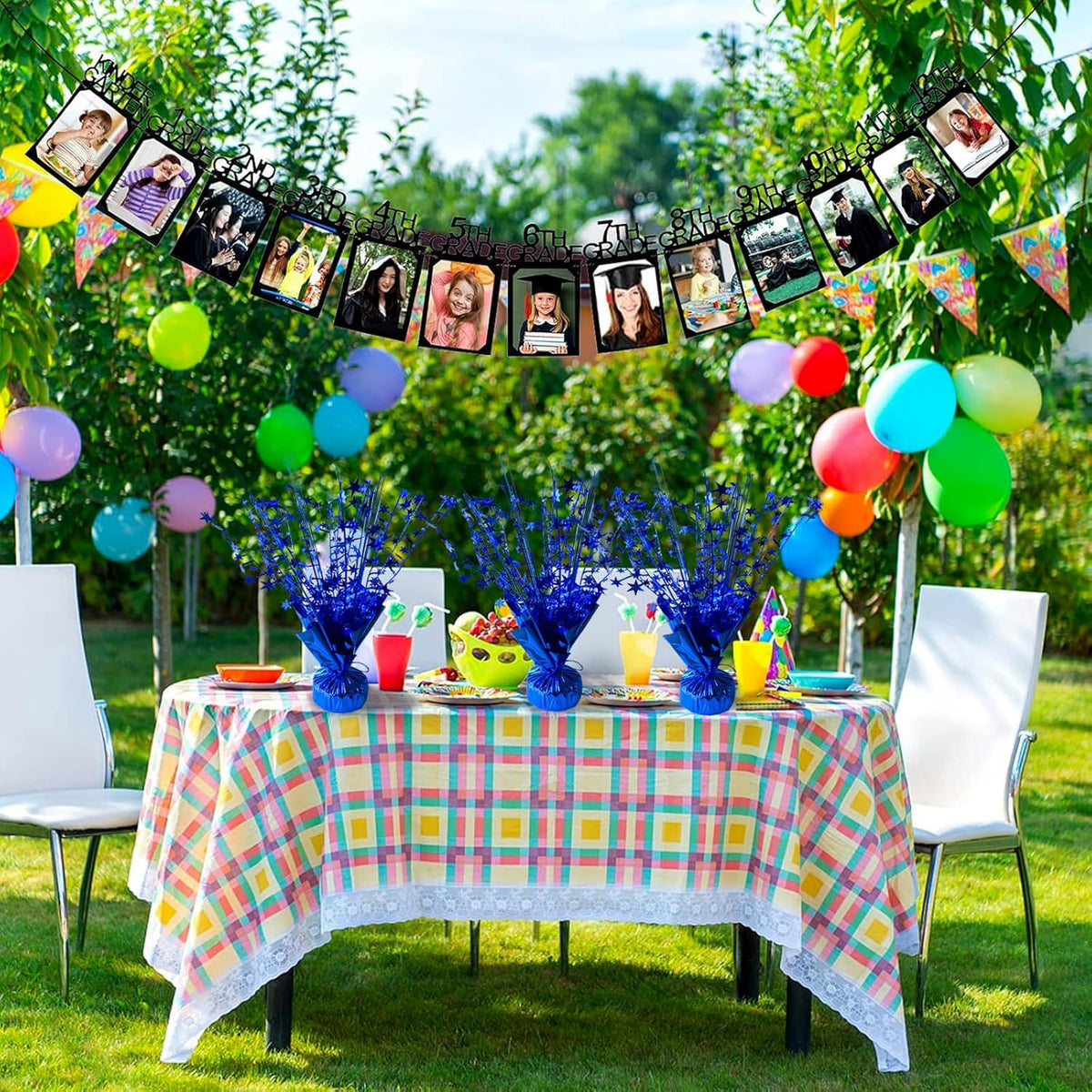 12 Pack Metallic Foil Spray Centerpiece Star Table Decoration Burst Table Centerpieces for Birthday