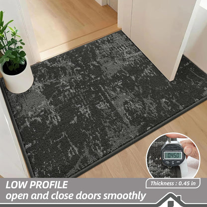 BEQHAUSE Dirt Trapper Door Mat 32"x48" Non-Slip Door Mats Washable Entryway Rugs Stain Resistant